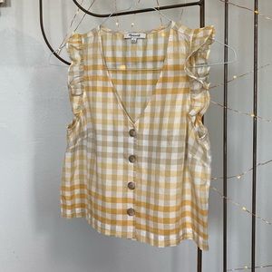 Madewell gingham tank